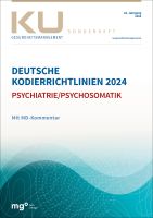 Deutsche Kodierrichtlinien für die Psychiatrie/Psychosomatik 2024